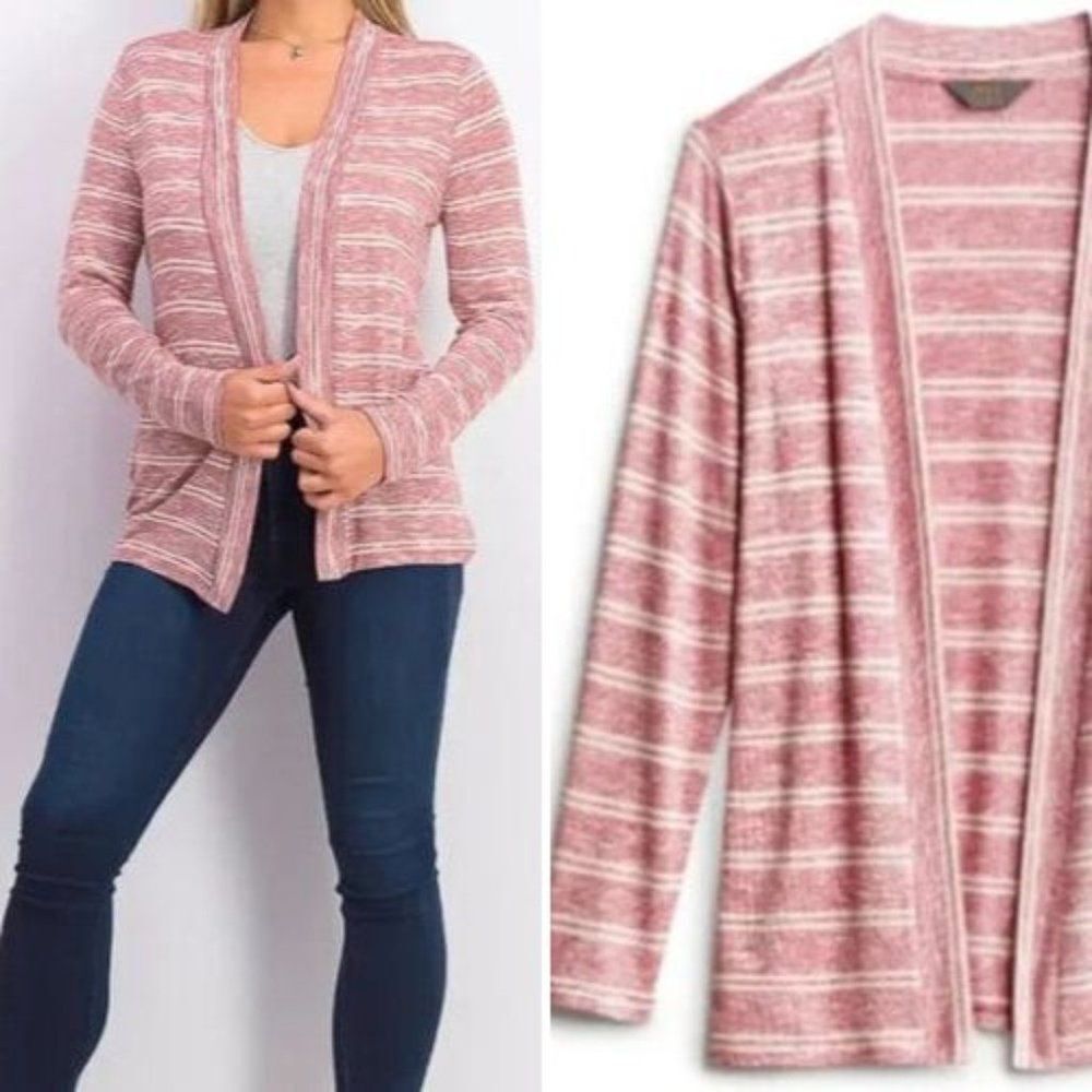 NWT 41 Hawthorn Striped Open Front Cardigan | XL